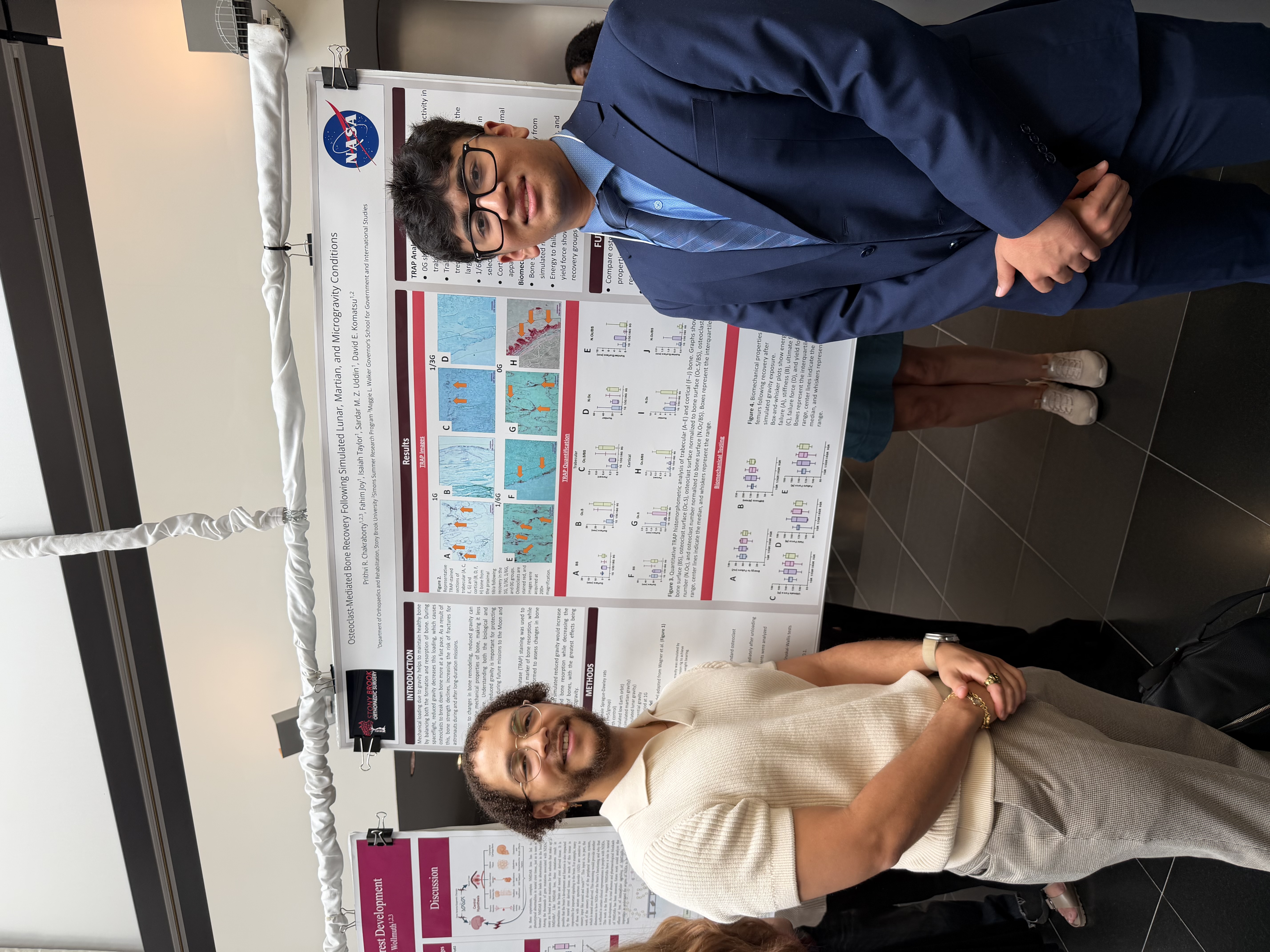 At my research poster session at Stony Brook