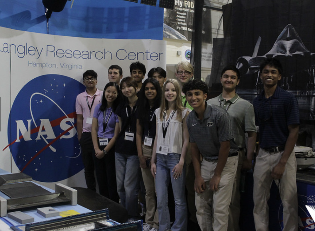 Our Virginia Aerospace Science and Technology Scholars group at NASA Langley