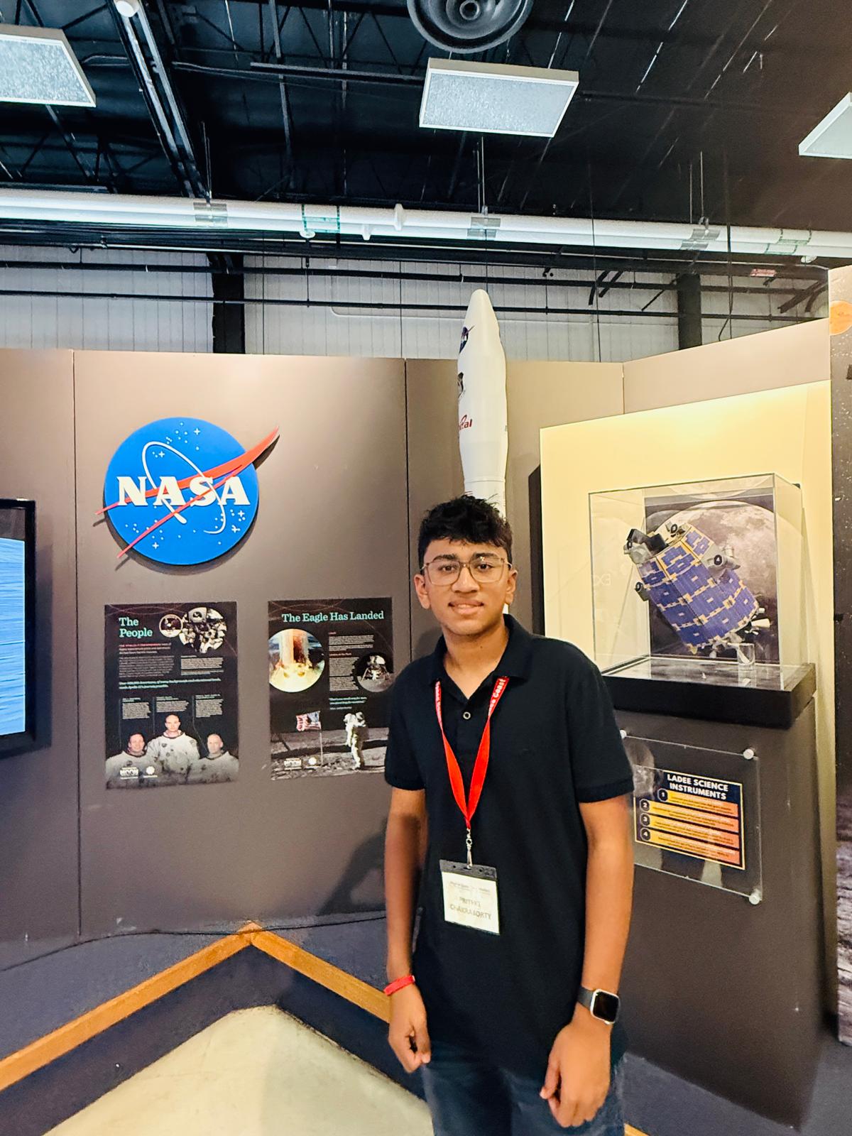 At the NASA Wallops visitor exhibits